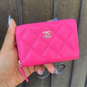 ❌ SOLD ❌ CHANEL 22K ZIPPED CARD HOLDER